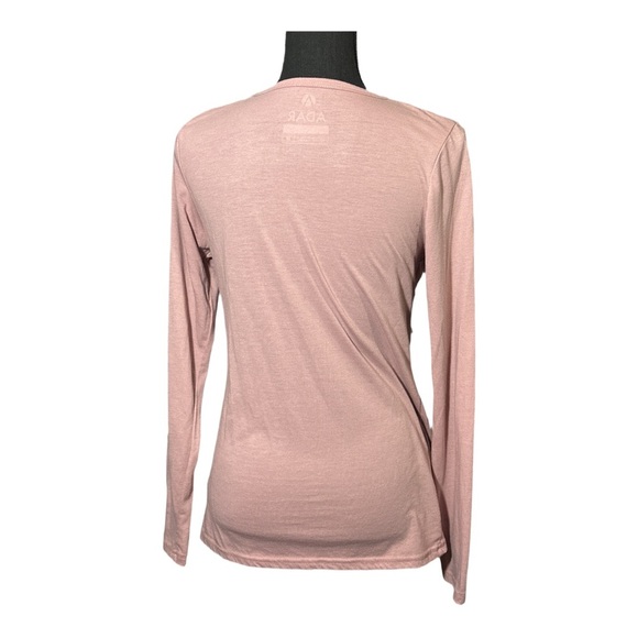 ADAR Underscrubs Pink Long Sleeve Comfort T-Shirt. Size Medium - Picture 3 of 5
